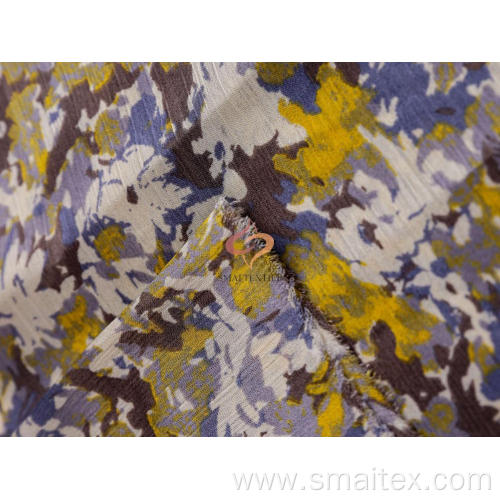 100D Poly Crepe Chiffon With Printing